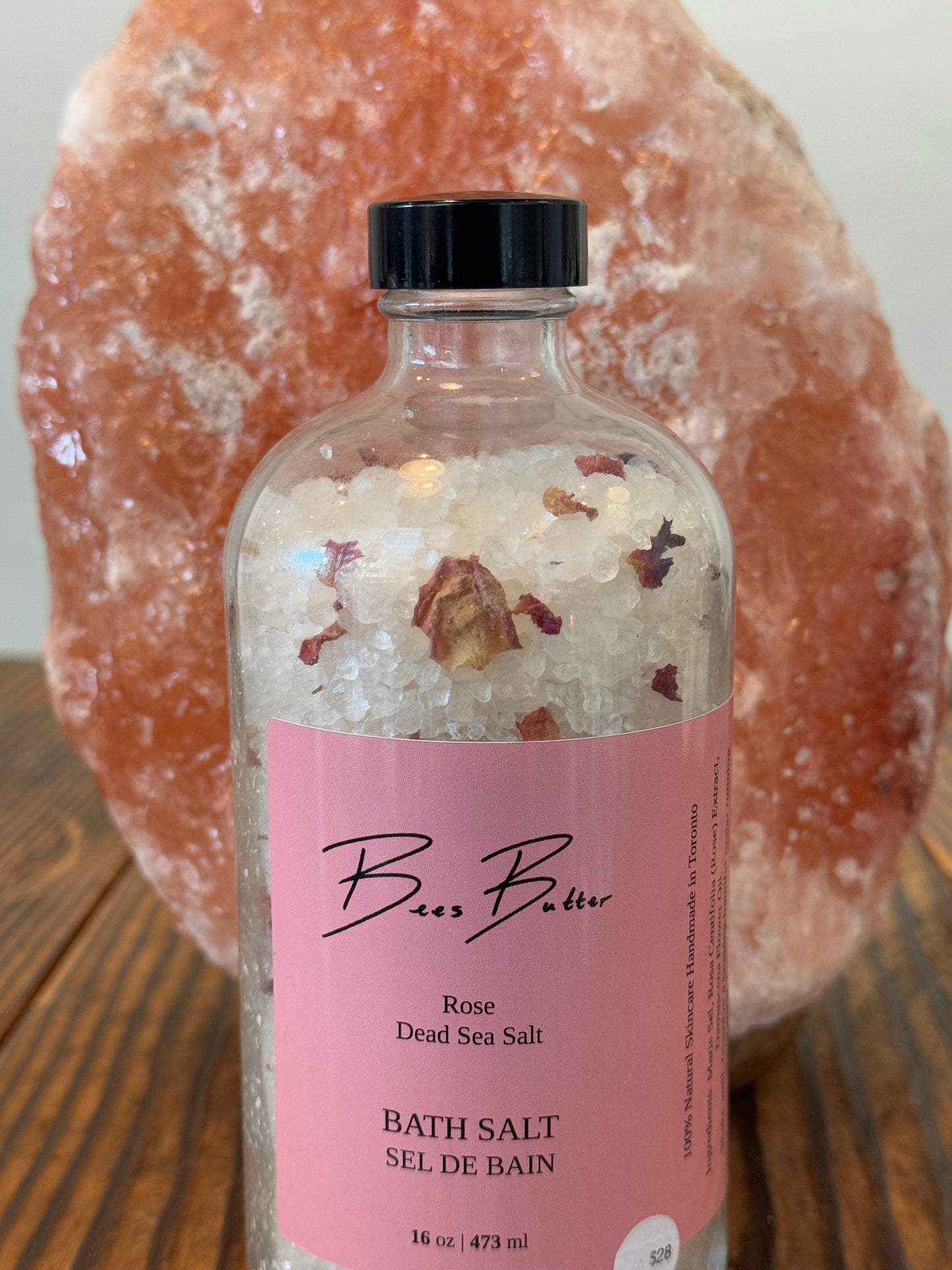 Bees Butter - Bath Salt Rose Dead Sea Salt
