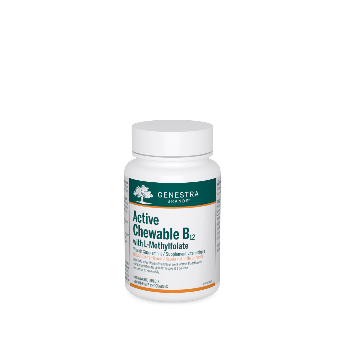 Active Chewable B12  with L-Methylfolate