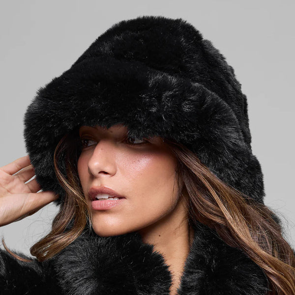 Faux Fur Iconic Bucket Hat