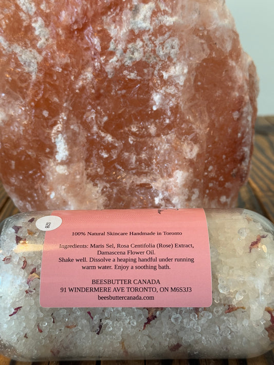 Bees Butter - Bath Salt Rose Dead Sea Salt