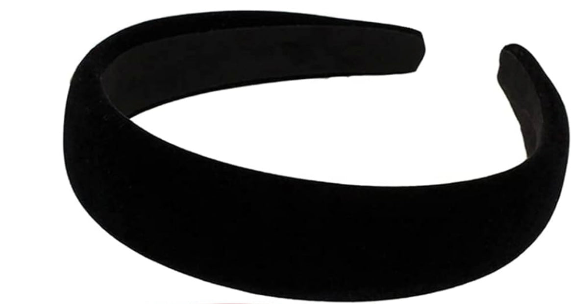 The Ella RB Black Velvet Headband