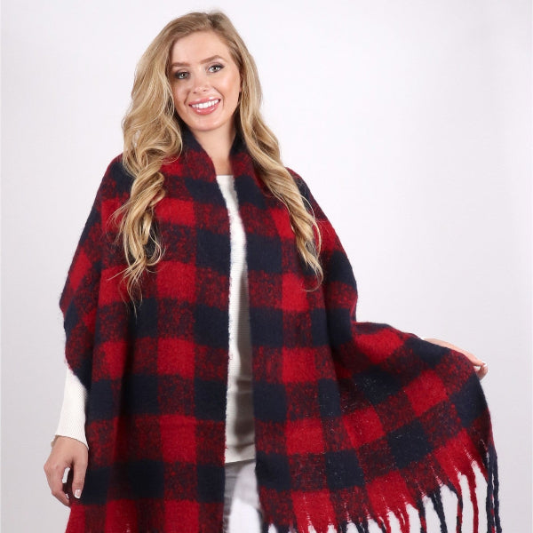Classic Check Blanket Scarf