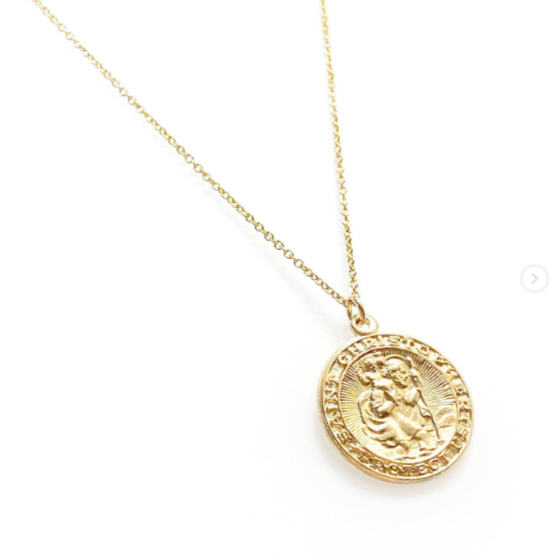 St. Christopher Medallion Necklace