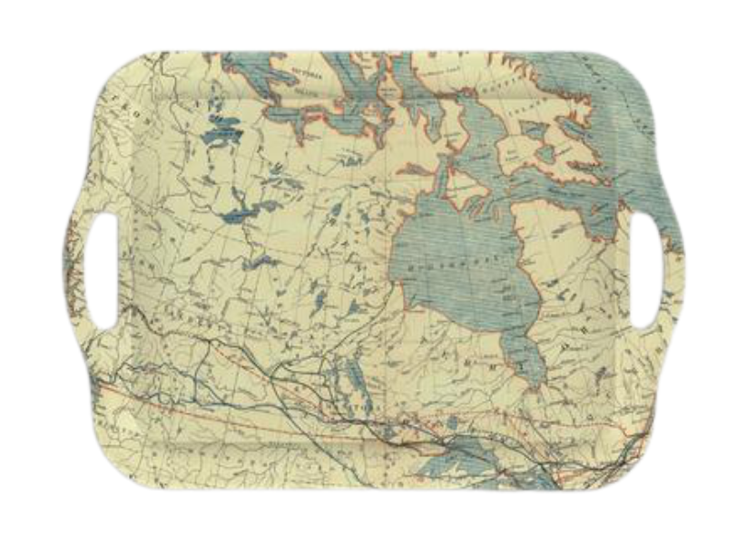 Map of Canada Cocktail Tray