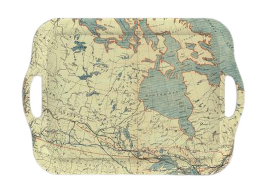 Map of Canada Cocktail Tray