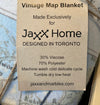 Lake of the Bays Map Blanket - Lemon Water Wellness