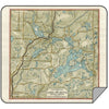 Lake of the Bays Map Blanket - Lemon Water Wellness